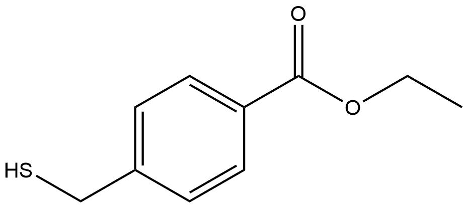 4-(巯基甲基)苯甲酸乙酯 结构式