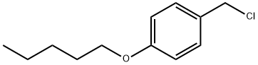 Benzene, 1-(chloromethyl)-4-(pentyloxy)- Struktur