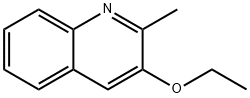 Quinoline, 3-ethoxy-2-methyl- 化学構造式