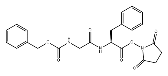 2,5-Pyrrolidinedione, 1-[[N-[N-[(phenylmethoxy)carbonyl]glycyl]-L-phenylalanyl]oxy]- (9CI) Structure