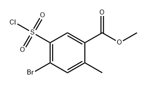 578743-12-1 Benzoic acid, 4-bromo-5-(chlorosulfonyl)-2-methyl-, methyl ester