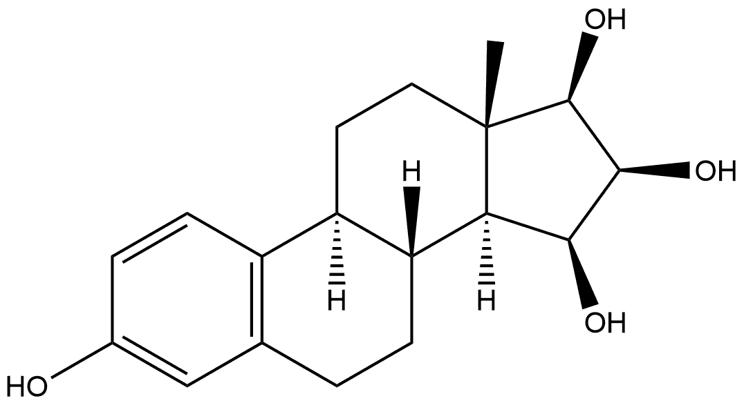 Estra-1,3,5(10)-triene-3,15,16,17-tetrol, (15β,16β,17β)- Structure