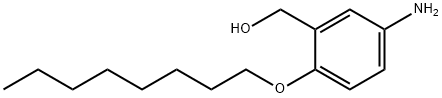 Benzenemethanol, 5-amino-2-(octyloxy)- Struktur