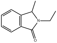 2-Ethyl-2,3-dihydro-3-methyl-1H-isoindol-1-one 结构式