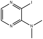 2-Pyrazinamine, 3-iodo-N,N-dimethyl- Struktur