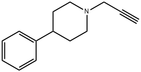 4-苯基-1-(丙-2-炔-1-基)哌啶 结构式