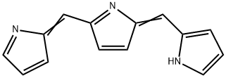 1H-Pyrrole, 2-[[5-(2H-pyrrol-2-ylidenemethyl)-2H-pyrrol-2-ylidene]methyl]- Structure