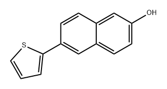 2-Naphthalenol, 6-(2-thienyl)- Structure