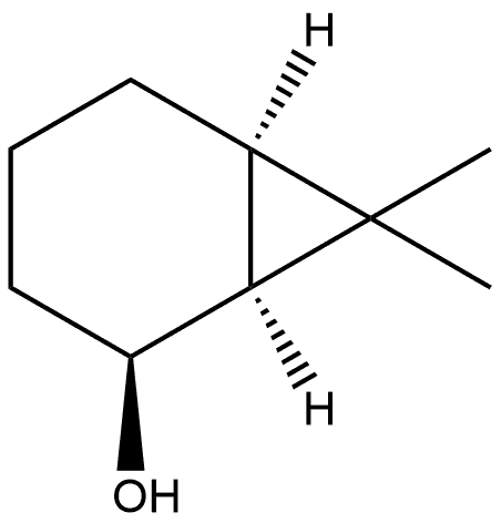 Bicyclo[4.1.0]heptan-2-ol, 7,7-dimethyl-, [1S-(1α,2β,6α)]- (9CI) Structure