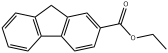 9H-Fluorene-2-carboxylic acid ethyl ester 结构式