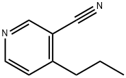 3-Pyridinecarbonitrile, 4-propyl- Structure