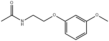 Acetamide, N-[2-(3-methoxyphenoxy)ethyl]- Structure