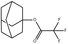 Acetic acid, 2,2,2-trifluoro-, tricyclo[3.3.1.13,7]dec-1-yl ester Structure