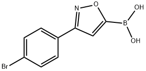 5-Isoxazoleboronic acid, 3-(p-bromophenyl)- (7CI,8CI) Structure