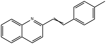 Quinoline, 2-[2-(4-methylphenyl)ethenyl]- 结构式