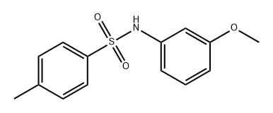 Benzenesulfonamide, N-(3-methoxyphenyl)-4-methyl- Structure