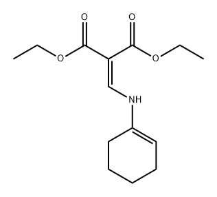 Propanedioic acid, 2-[(1-cyclohexen-1-ylamino)methylene]-, 1,3-diethyl ester