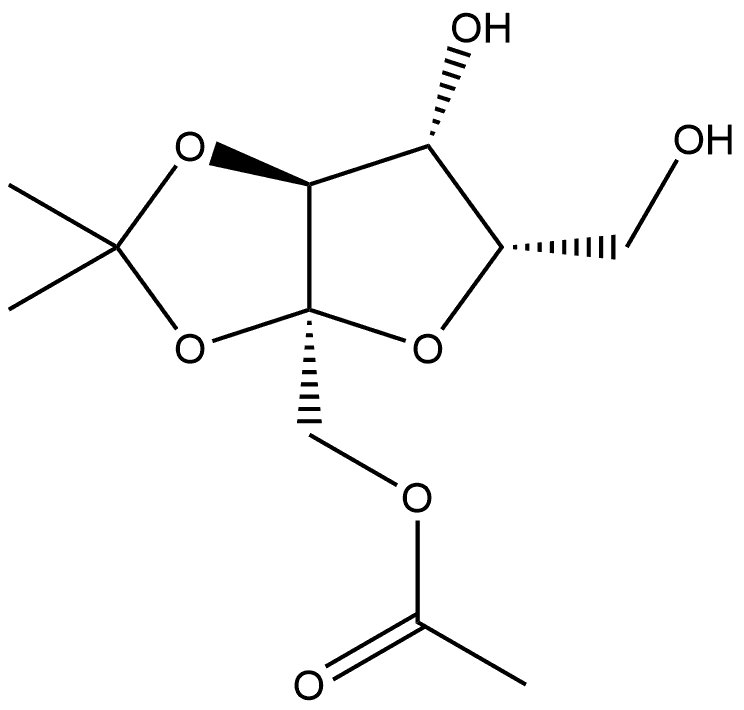 α-L-Sorbofuranose, 2,3-O-(1-methylethylidene)-, 1-acetate