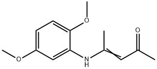 3-Penten-2-one, 4-[(2,5-dimethoxyphenyl)amino]- Structure