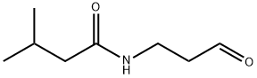 Butanamide, 3-methyl-N-(3-oxopropyl)- Struktur
