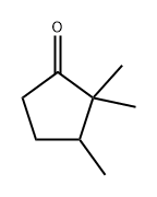 Cyclopentanone, 2,2,3-trimethyl- Struktur
