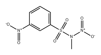 Benzenesulfonamide, N-methyl-N,3-dinitro- Structure