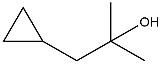 Cyclopropaneethanol, α,α-dimethyl- 结构式