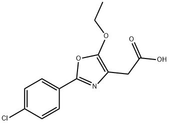 4-Oxazoleacetic acid, 2-(4-chlorophenyl)-5-ethoxy-