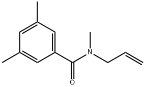 Benzamide, N,3,5-trimethyl-N-2-propen-1-yl- Structure