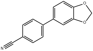 Benzonitrile, 4-(1,3-benzodioxol-5-yl)- Structure