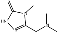 3H-1,2,4-Triazole-3-thione, 5-[(dimethylamino)methyl]-2,4-dihydro-4-methyl- Struktur