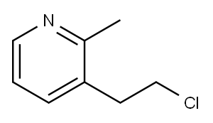 Pyridine, 3-(2-chloroethyl)-2-methyl-