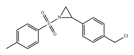 2-[4-(氯甲基)苯基]-1-[(4-甲基苯基)磺酰基]氮丙啶,596136-51-5,结构式