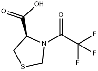 4-Thiazolidinecarboxylic acid, 3-(trifluoroacetyl)-, (R)- (9CI) 结构式