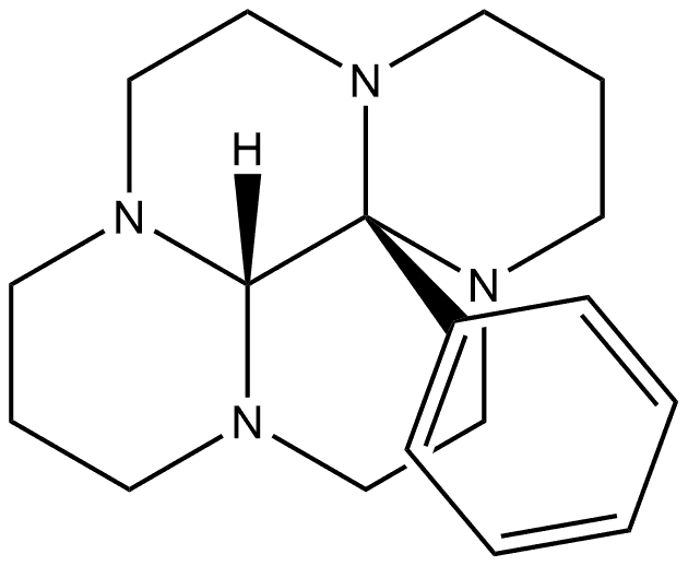1H,6H-3a,5a,8a,10a-Tetraazapyrene, decahydro-10b-phenyl-, cis- (9CI)