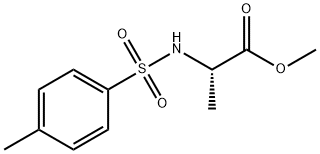 (S)-2-(4-甲基苯基磺酰胺基)丙酸甲酯 结构式
