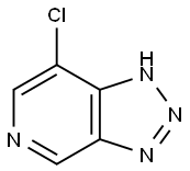 1H-1,2,3-Triazolo[4,5-c]pyridine, 7-chloro-,59850-19-0,结构式