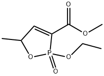 1,2-Oxaphosphole-3-carboxylicacid,2-ethoxy-2,5-dihydro-5-methyl-,methylester,2-oxide(9CI),599179-44-9,结构式