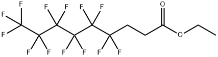 Nonanoic acid, 4,4,5,5,6,6,7,7,8,8,9,9,9-tridecafluoro-, ethyl ester Struktur