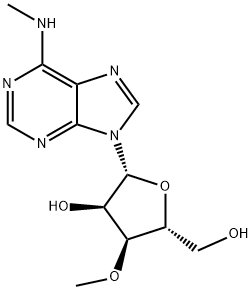 Adenosine, N-methyl-3'-O-methyl- (9CI) 化学構造式