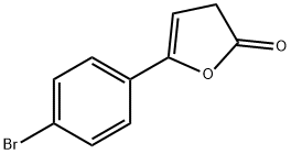 2(3H)-Furanone, 5-(4-bromophenyl)- 化学構造式