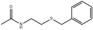 Acetamide, N-[2-[(phenylmethyl)thio]ethyl]- Struktur