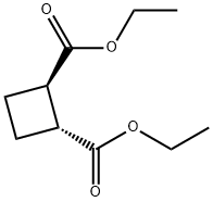 1,2-Cyclobutanedicarboxylic acid, diethyl ester, (1R-trans)- (9CI) Struktur