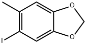 1,3-Benzodioxole, 5-iodo-6-methyl- Struktur