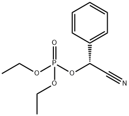 Phosphoric acid, (R)-cyanophenylmethyl diethyl ester Struktur