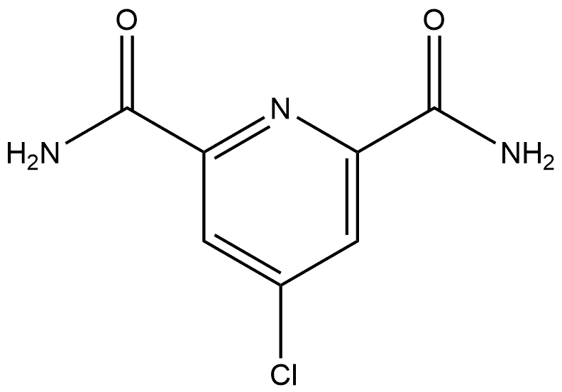 2,6-Pyridinedicarboxamide, 4-chloro- 结构式