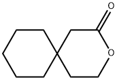 3-Oxaspiro[5.5]undecan-2-one, 6051-08-7, 结构式