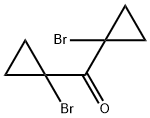 Methanone, bis(1-bromocyclopropyl)- 化学構造式