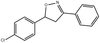 Isoxazole, 5-(4-chlorophenyl)-4,5-dihydro-3-phenyl-