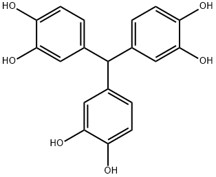 1,2-Benzenediol, 4,4',4''-methylidynetris- Struktur